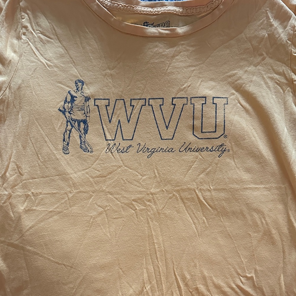 West Virginia University WVU Graphic Tee - Yellow